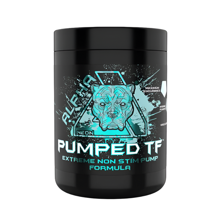 Alpha Neon Pumped TF â Stimulant-Free Pre-Workout, 380g 60 Servings