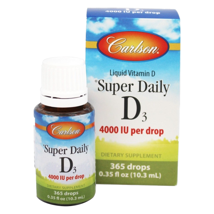 Carlson Labs Super Daily D3 4000 IU 10 ml.