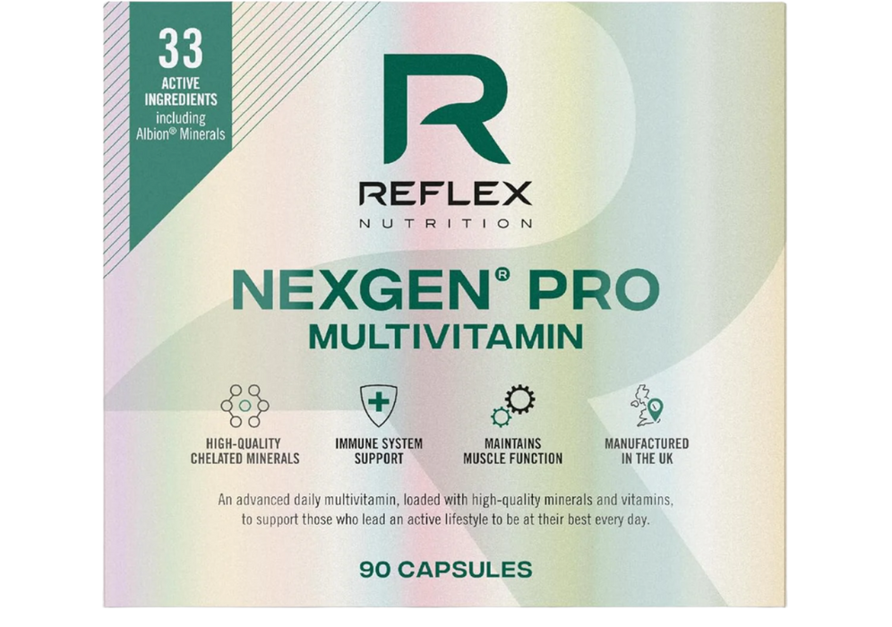 Reflex Nutrition Nexgen Pro â Advanced Multivitamin with Chelated Minerals & Probiotics (90 Capsules)
