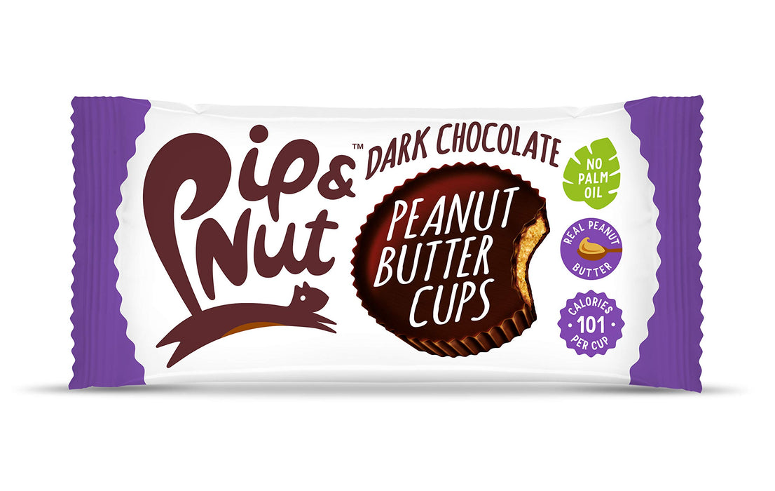 Pip & Nut Chocolate Nut Butter Cups 12x34g - Dark Chocolate Peanut - at MySupplementShop by MySupplementShop