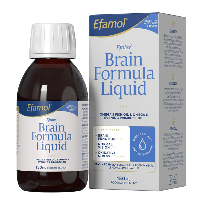 Efamol Brain Efalex Brain Formula Lemon & Lime Liquid - 150ml