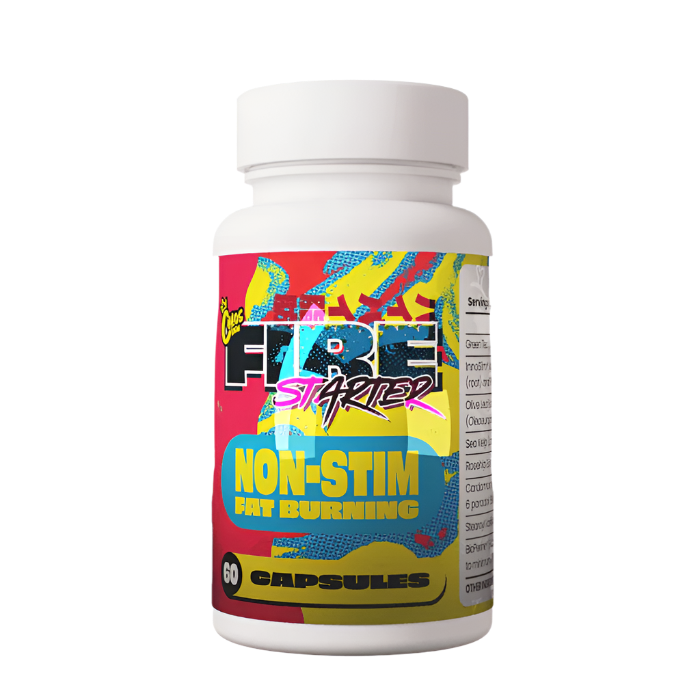 Chaos Crew Fire Starter Non-Stim Fat Burner 60 Capsules â Caffeine-Free Metabolism Booster & Appetite Control