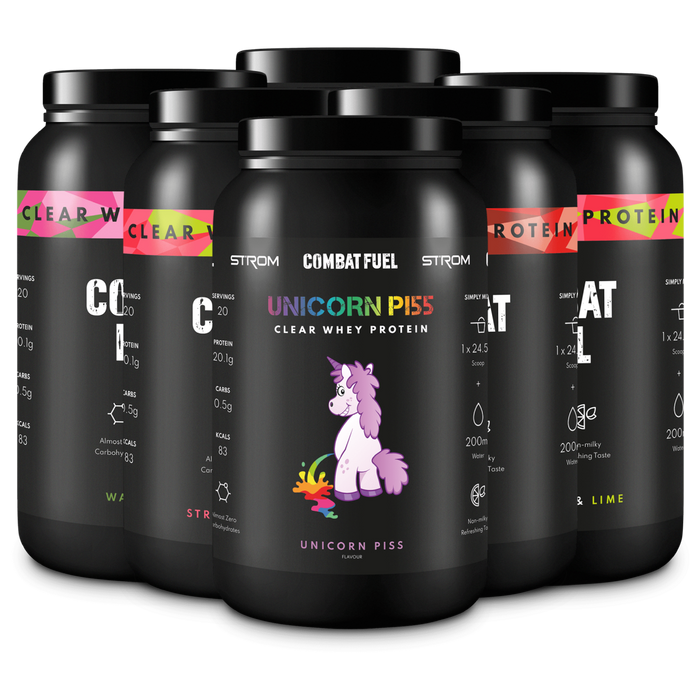 Combat Fuel Clear Whey Protein 490g ā Juice-Like Shake with 20.1g Protein & AstraGinĀ®