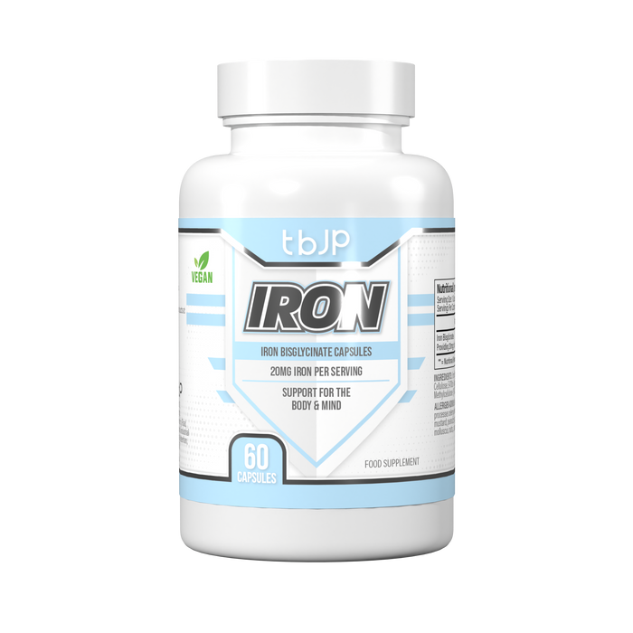 TBJP Iron Bisglycinate Capsules ā Premium Iron Supplement 60 Capsules