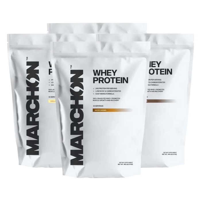 MARCHON⢠Whey Protein 1kg ā 24g Protein, Fast Absorption & Muscle Recovery