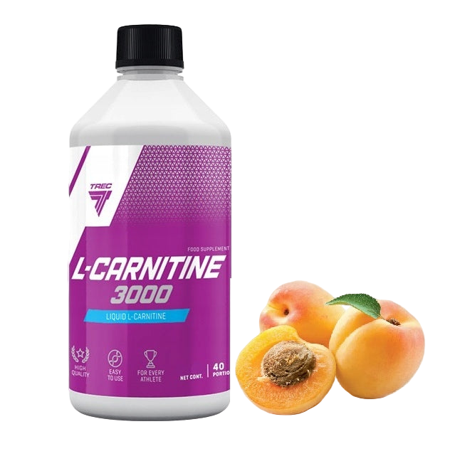 Trec Nutrition L-Carnitin 3000 Liquid, Aprikose - 500 ml.