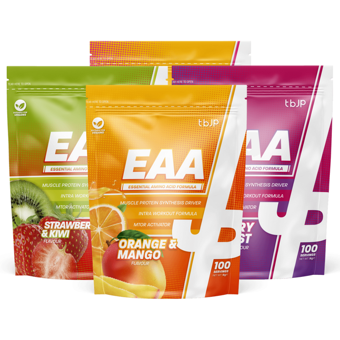 Trained by JP EAA 1kg 66 Servings | Full-Spectrum Essential Amino Acids | Muscle Recovery & Growth 1kg