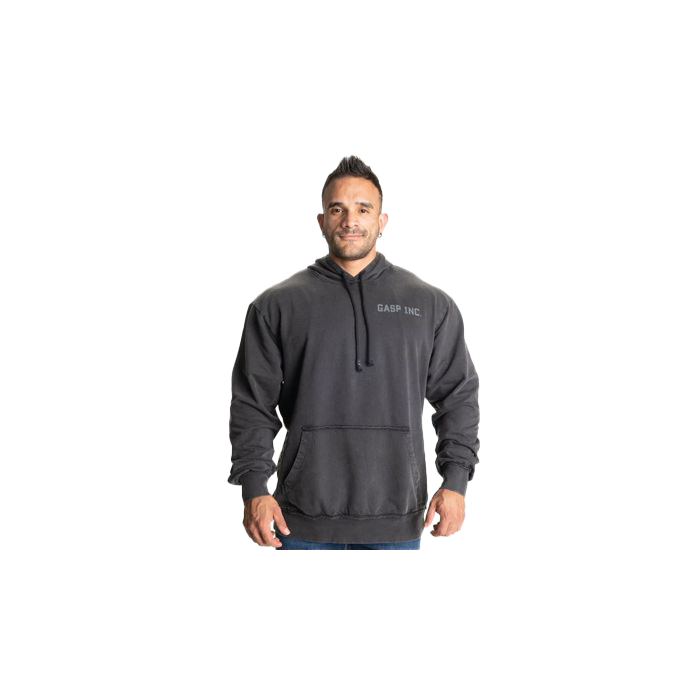 GASP Acid Sweat Ă capuche Acid Washed Noir