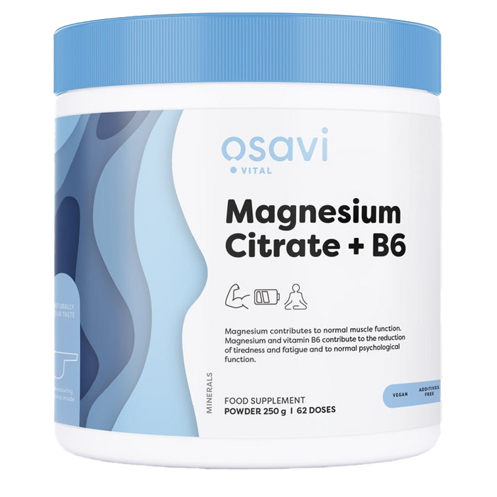 Osavi Magnesium Citrate + B6 Powder 250g