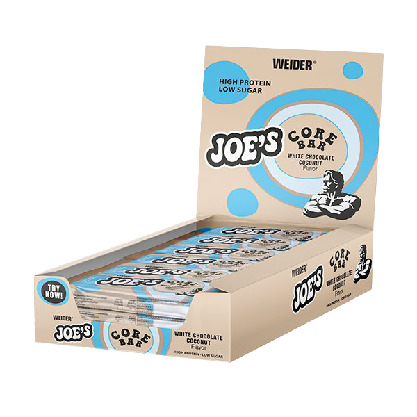 Weider Joe's Core Bar White Chocolate Coconut 12 x 45g