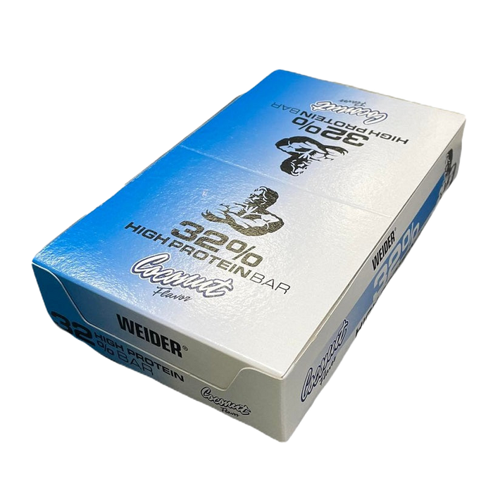 Weider 32% High Protein Bar Coconut 12 x 60g