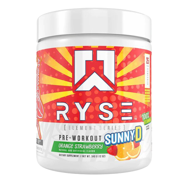 RYSE PreWorkout Element Series Sunny D Orange Strawberry 340g