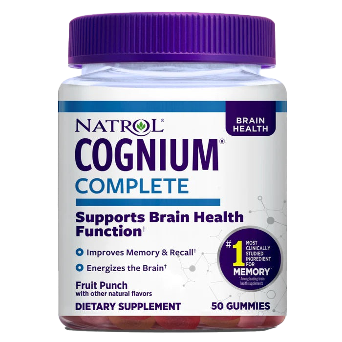 Natrol Cognium Complete Fruit Punch 50 gummies