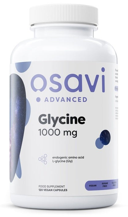 Osavi Glycine 1000mg 120 vegan caps - Amino Acids and BCAAs at MySupplementShop by Osavi