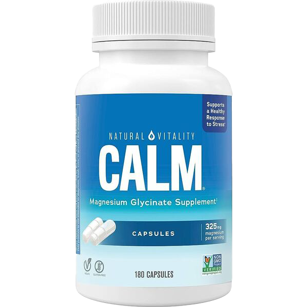 Natural Vitality Calm Magnesium Glycinate 180 caps