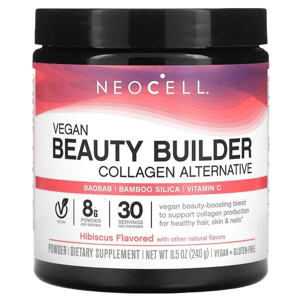 NeoCell Vegan Beauty Builder Collagen Alternative Hibiscus 240g
