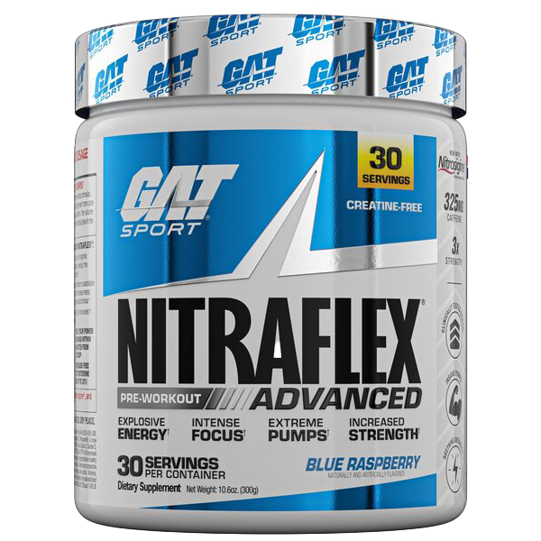 GAT Nitraflex Advanced Blue Raspberry 300g