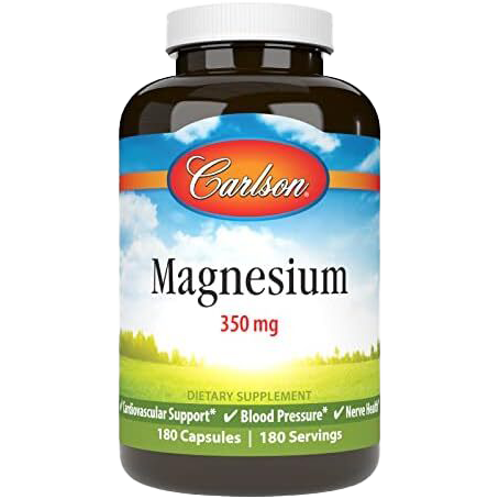 Carlson Labs Magnesium 350mg 180 caps