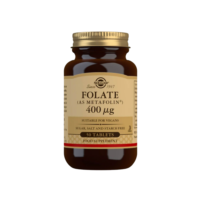 Solgar Folate (as Metafolin) 400 ”g Tablets Pack of 50