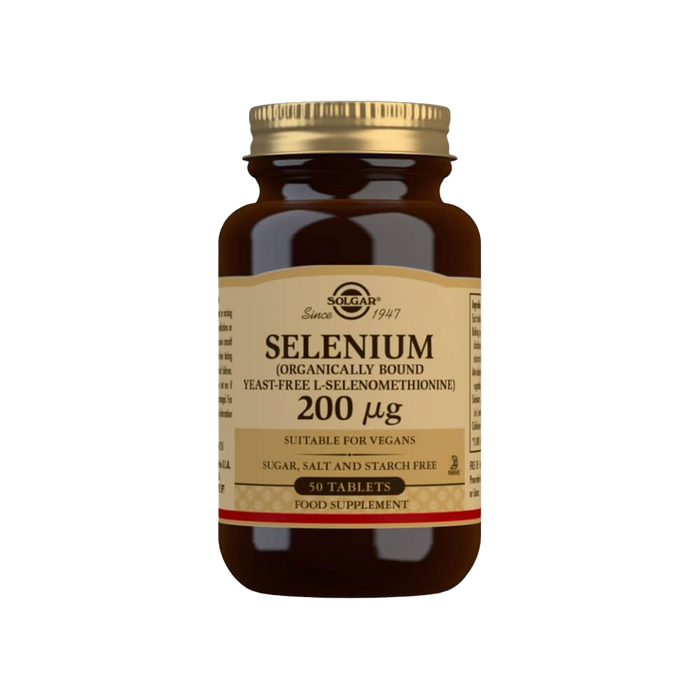Solgar Selenium (Yeast-Free) 200 ”g Tablets Pack of 50