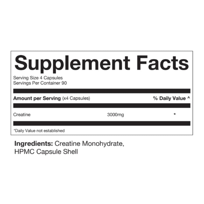 The Ten Percent Club Creatine Max 90 Capsules