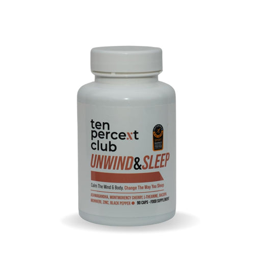 The Ten Percent Club Unwind and Sleep 90 Caps - Mushrooms at MySupplementShop by Ten Percent Club