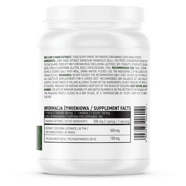OstroVit Lion's Mane Extract - 50g