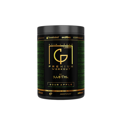 Illegal Nutrition Premium Pre-Workout (Stim + Pump) 193g - Cherry - Pre Workout at MySupplementShop by Illegal Nutrition