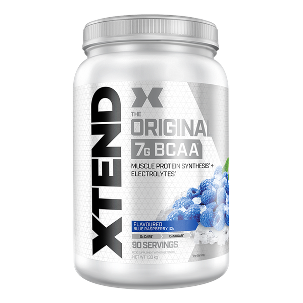 XTEND BCAA 90 Servings 1.32kg - Blue Raspberry Ice - Amino Acids and BCAAs at MySupplementShop by XTEND