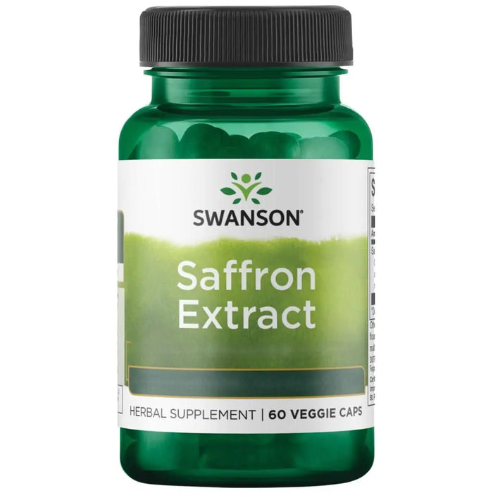 Swanson Saffron Extract 60 Vcaps – Mood & Stress Support with 2% Safranal